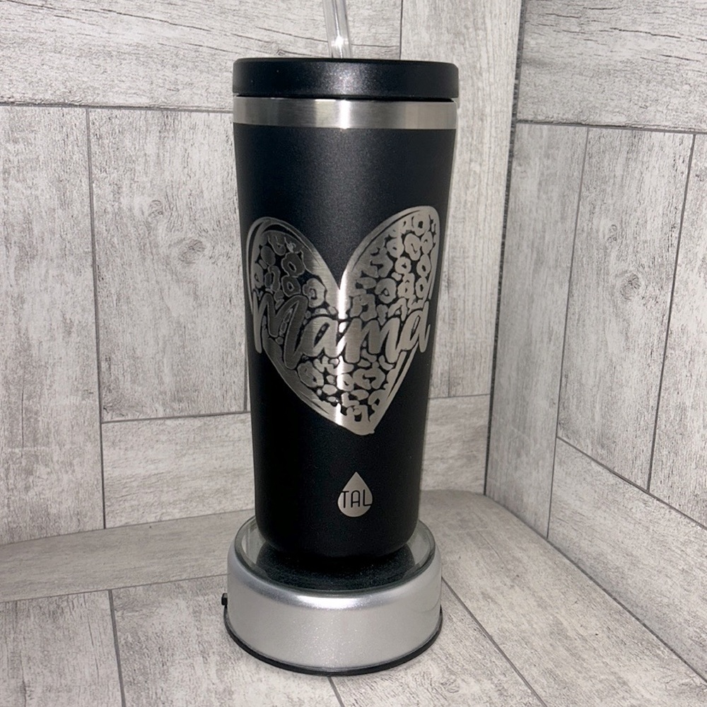 Mama 24 oz TAL etched tumbler